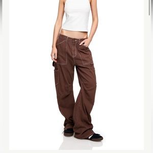 Lioness Miami Vice pant- M - Chocolate NWT
